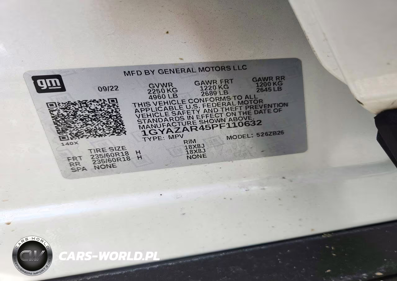 2023 Cadillac Xt4 Luxury VIN:1GYAZAR45PF110632 - 13