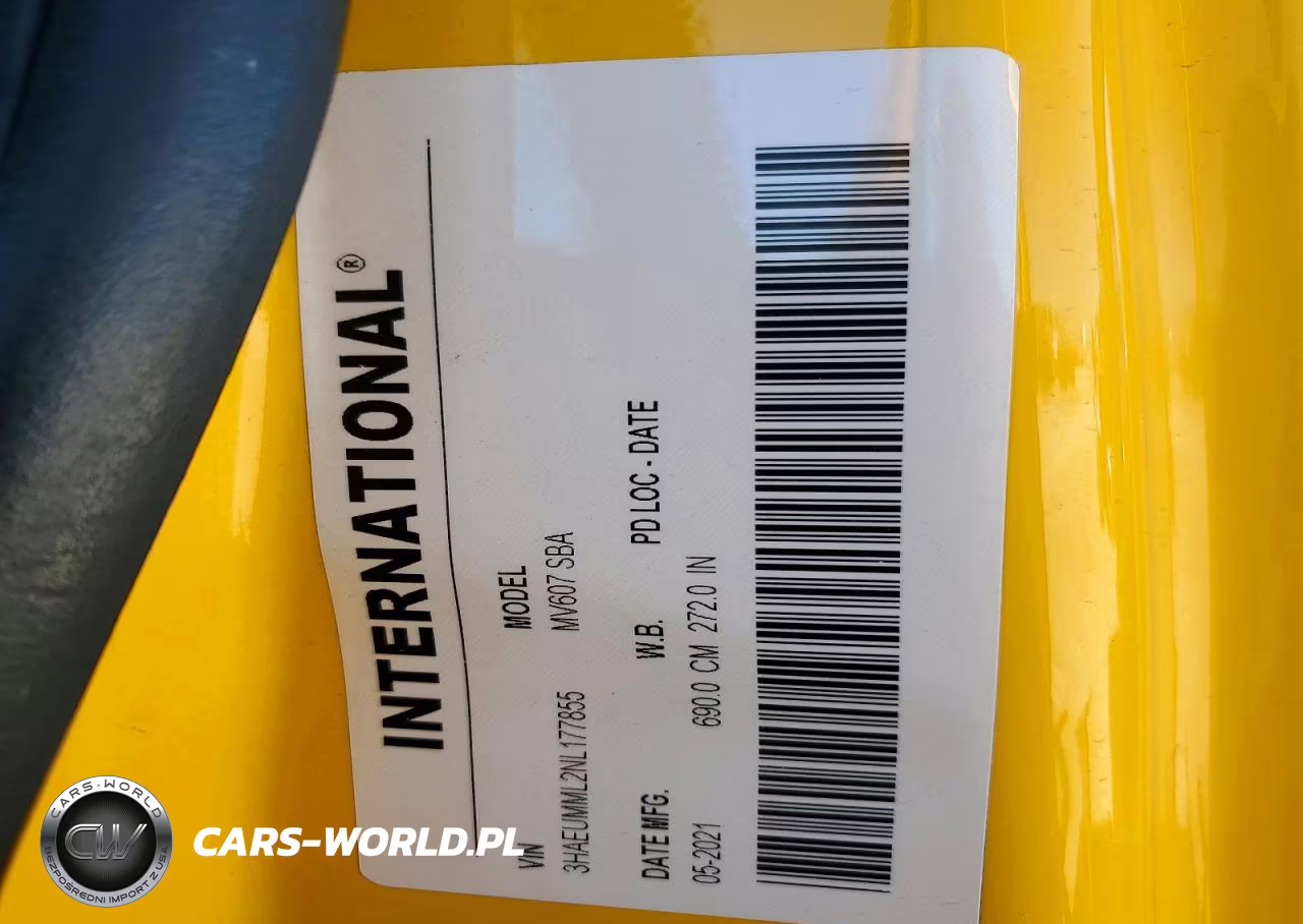 2022 International Mv607 Box Truck VIN:3HAEUMML2NL177855 - 13