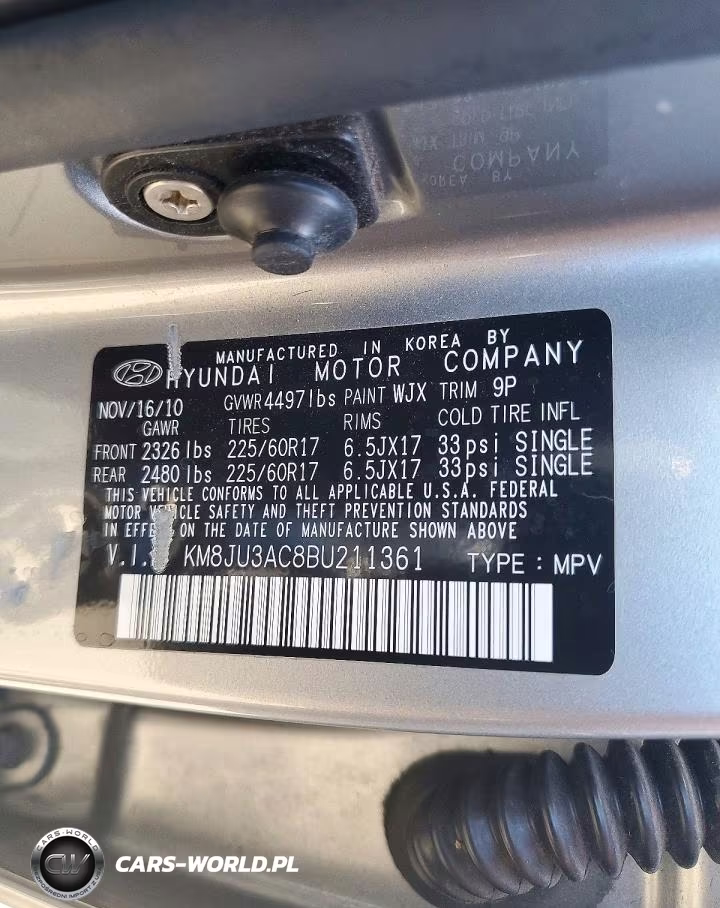 2011 Hyundai Tucson Gls VIN:KM8JU3AC8BU211361 - 14