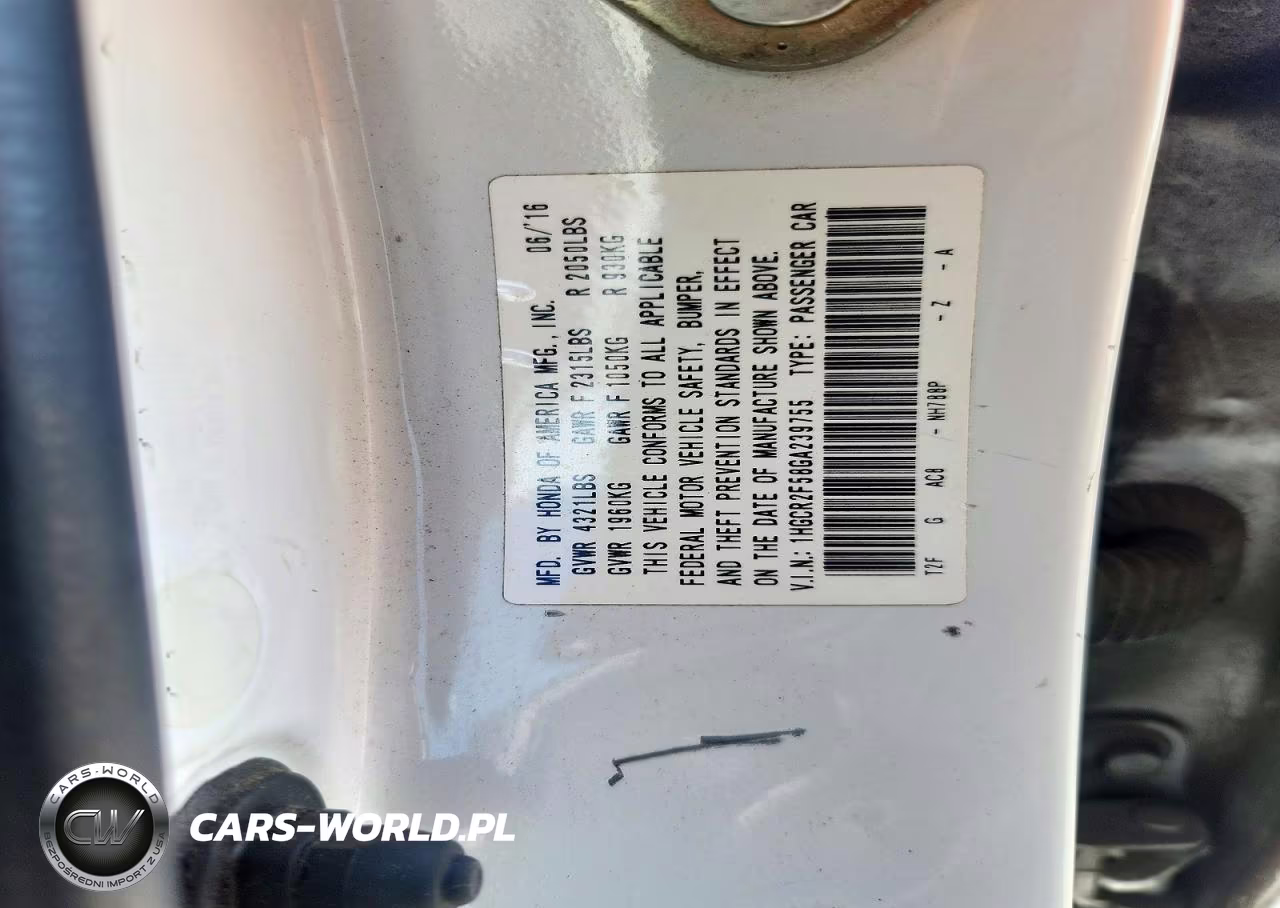 2016 Honda Accord Sport VIN:1HGCR2F58GA239755 - 13