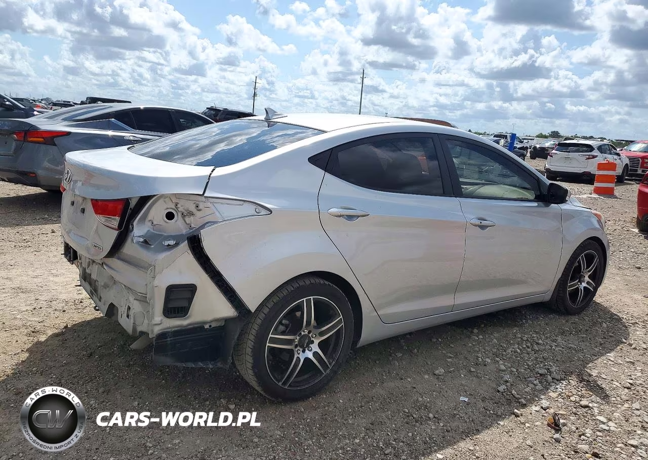 2013 Hyundai Elantra Limited VIN:KMHDH4AE7DU642611 - 3