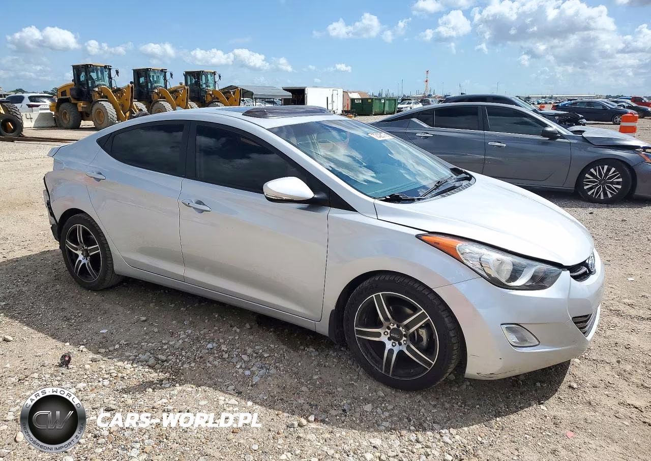 2013 Hyundai Elantra Limited VIN:KMHDH4AE7DU642611 - 4