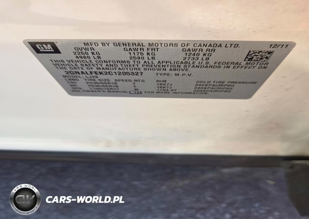 2012 Chevrolet Equinox Ltz VIN:2GNALFEK2C1205327 - 13