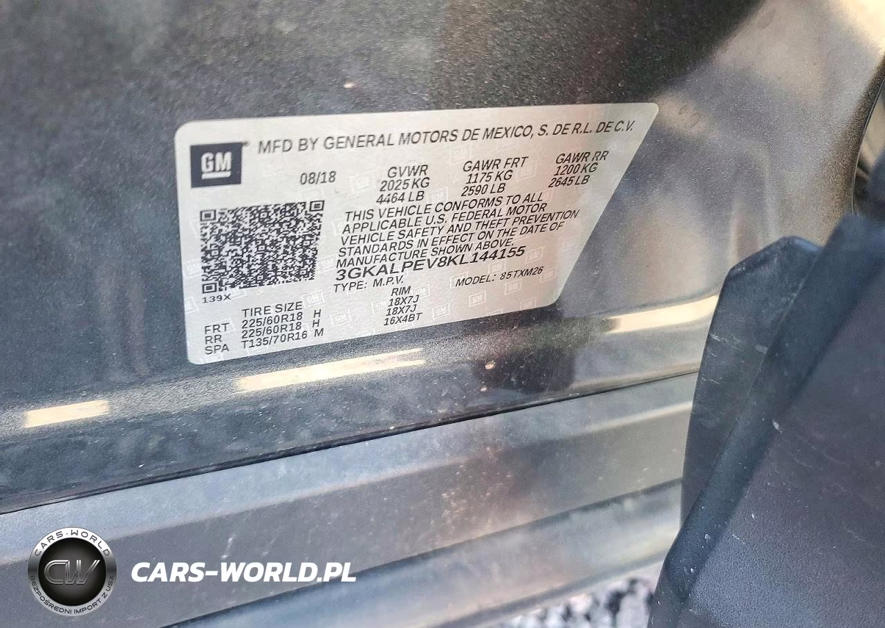 2019 GMC Terrain Slt VIN:3GKALPEV8KL144155 - 13