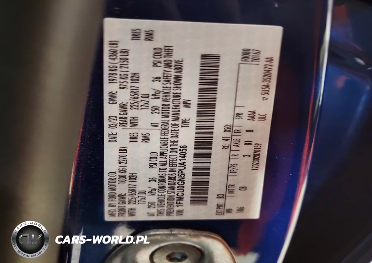 2023 Ford Escape Active VIN:1FMCU0GN5PUA14056 - 13
