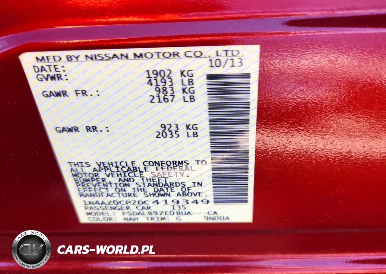 2013 Nissan Leaf S VIN:1N4AZ0CP2DC419349 - 12