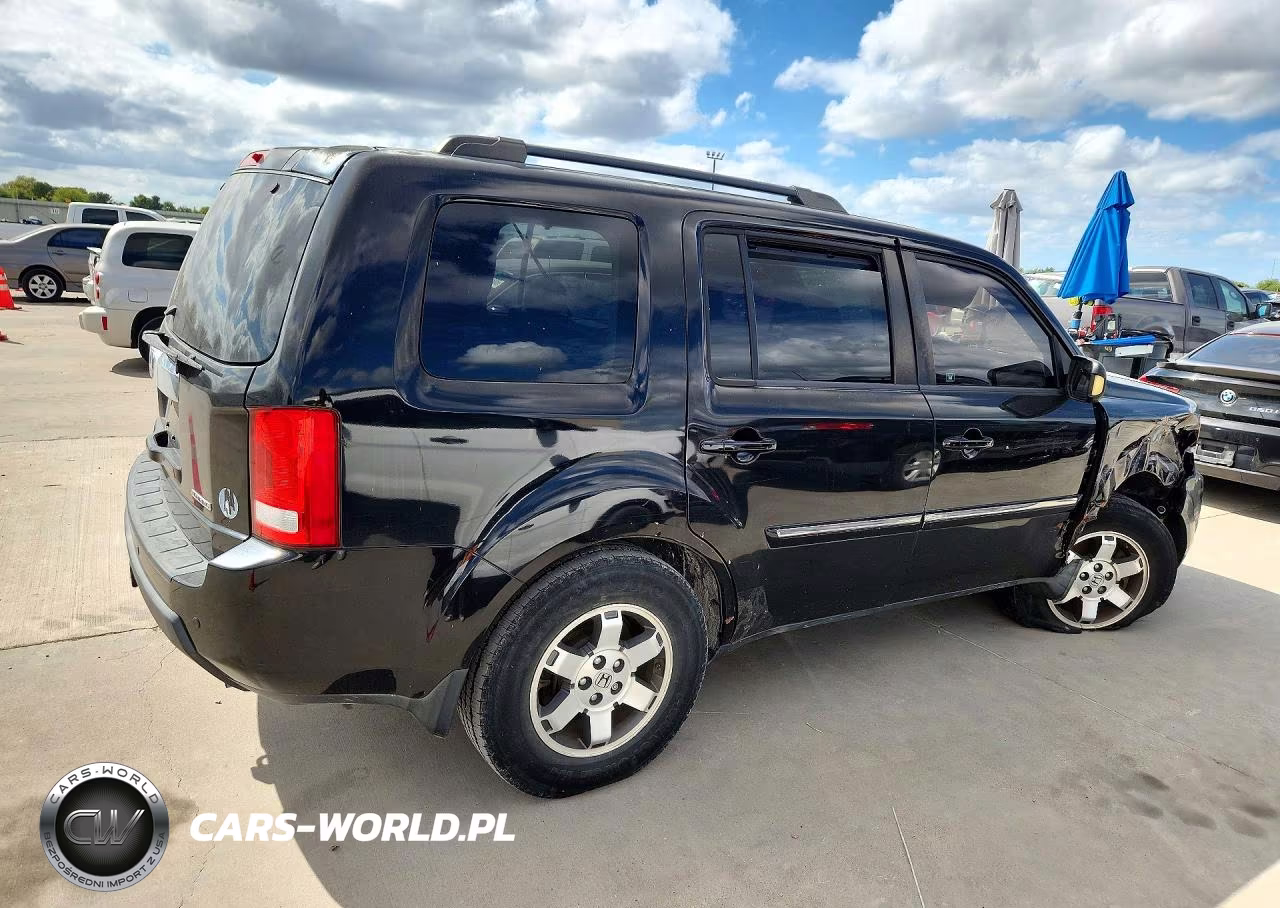 2011 Honda Pilot Touring VIN:5FNYF3H91BB013365 - 3