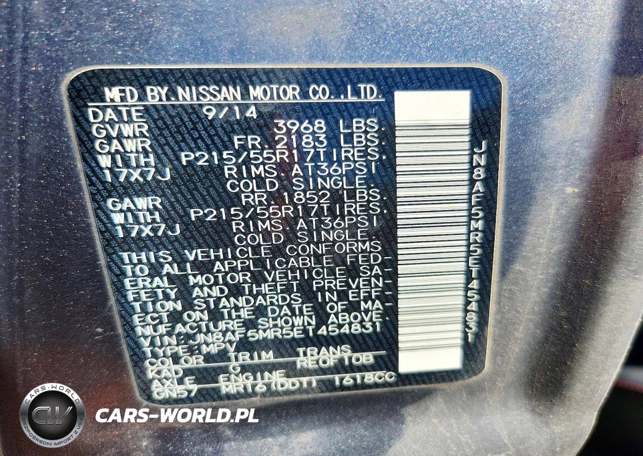 2014 Nissan Juke Sl VIN:JN8AF5MR5ET454831 - 12