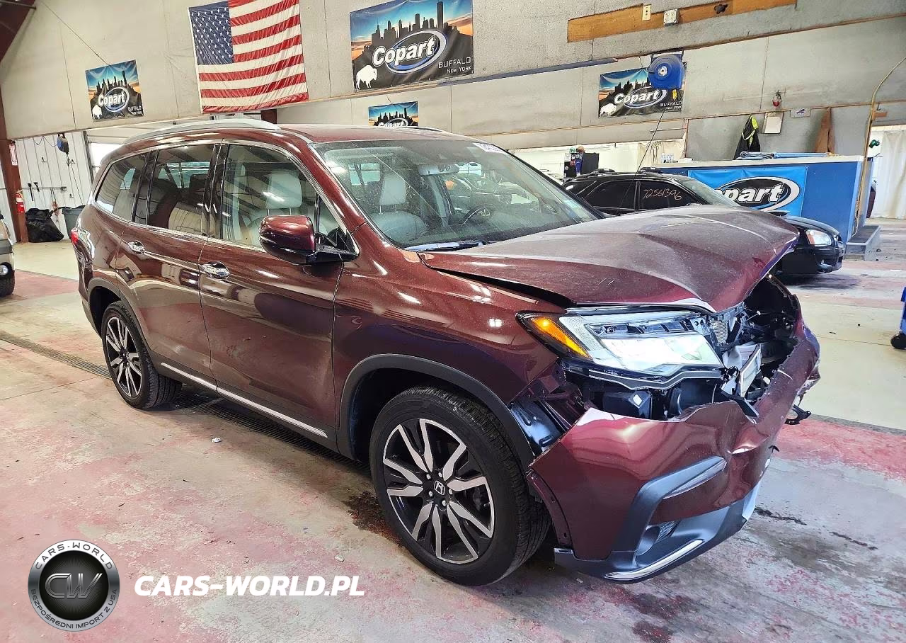 2022 Honda Pilot Touring VIN:5FNYF6H91NB000153 - 4