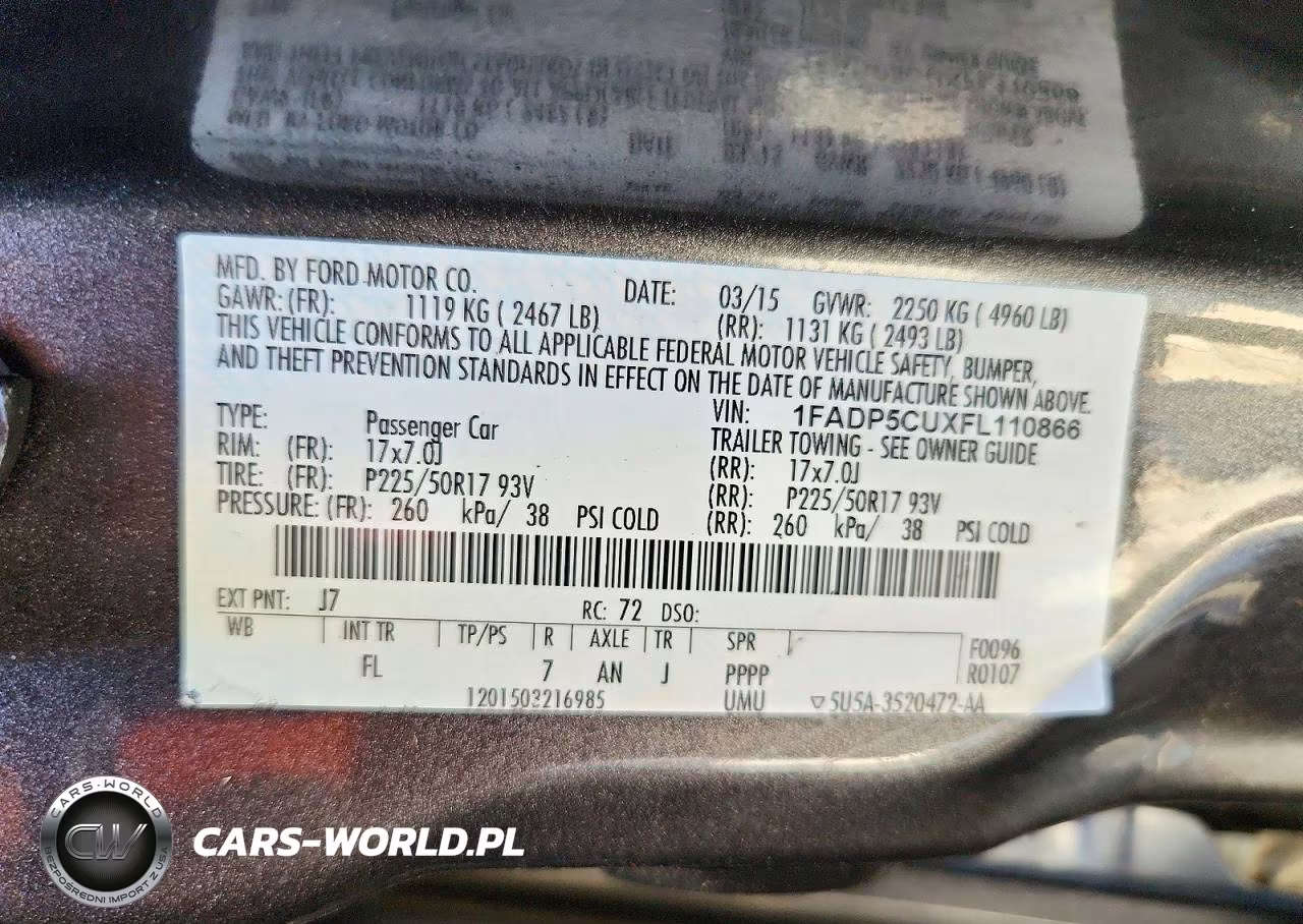 2015 Ford C-Max Premium Sel VIN:1FADP5CUXFL110866 - 13