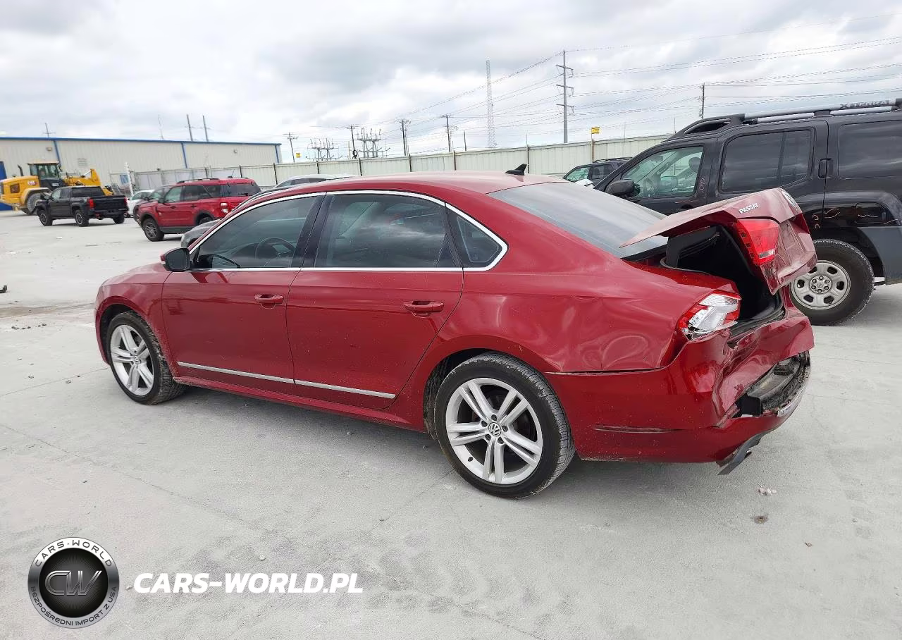 2015 Volkswagen Passat Sel VIN:1VWCV7A32FC012929 - 2