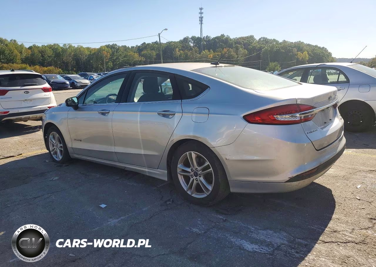 2018 Ford Fusion Se Hybrid VIN:3FA6P0LU1JR195036 - 2