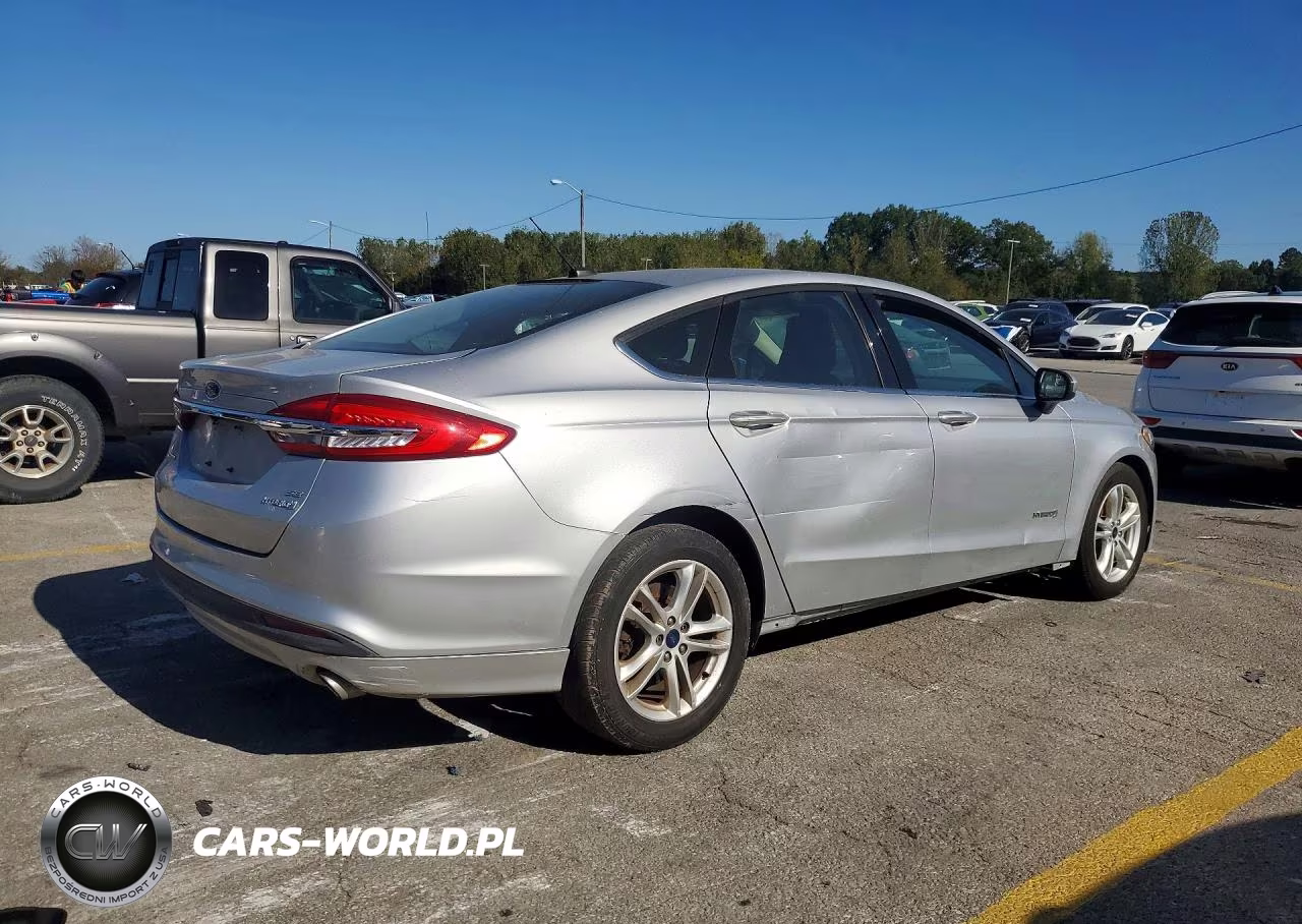 2018 Ford Fusion Se Hybrid VIN:3FA6P0LU1JR195036 - 3