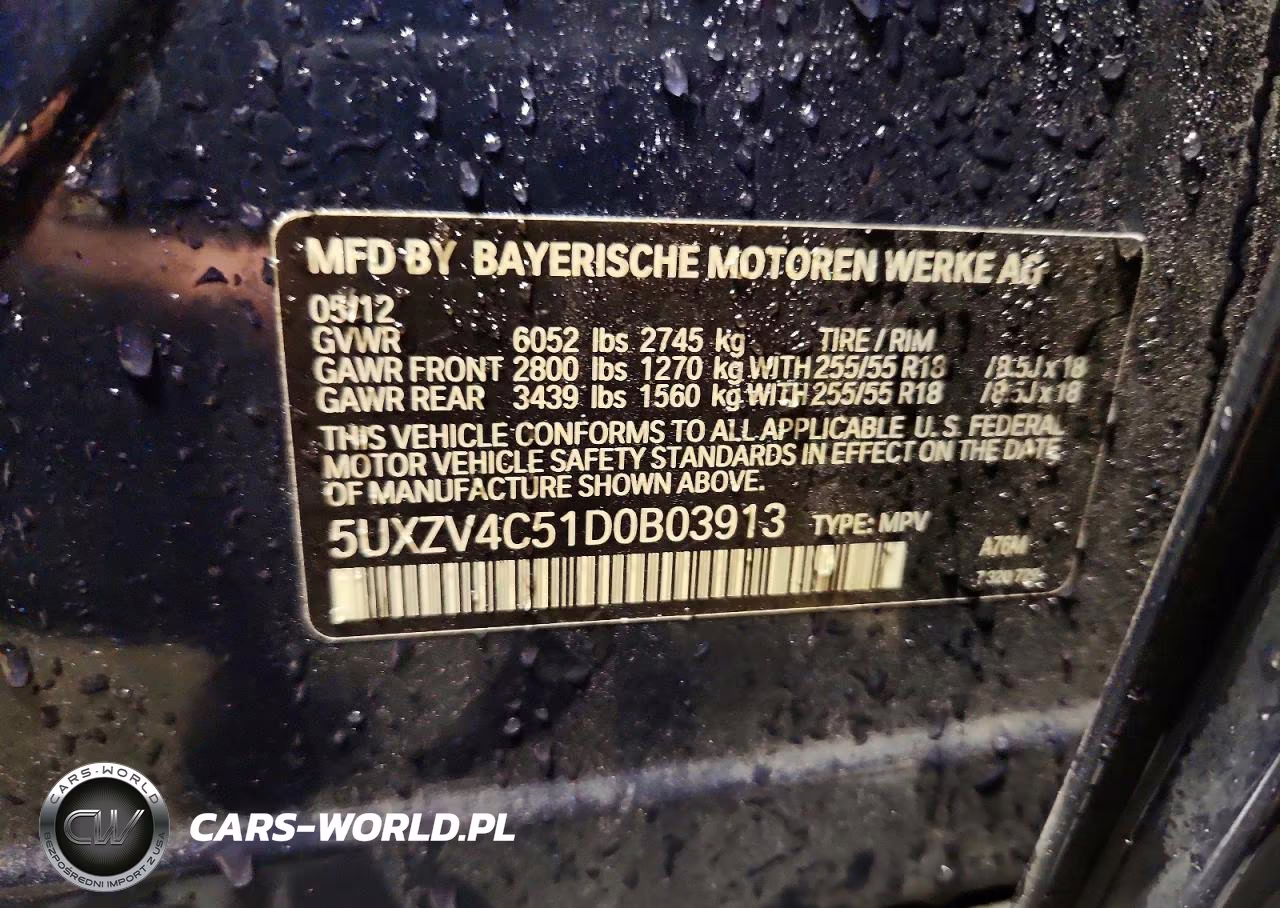 2013 BMW X5 xDrive35I VIN:5UXZV4C51D0B03913 - 14