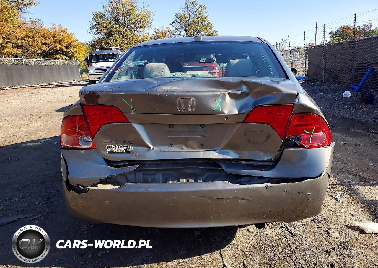 2007 Honda Civic Ex VIN:1HGFA168X7L033804 - 6