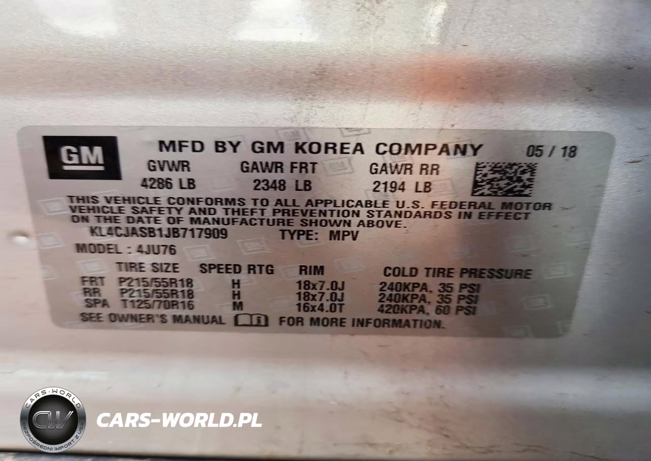 2018 Buick Encore Preferred VIN:KL4CJASB1JB717909 - 14