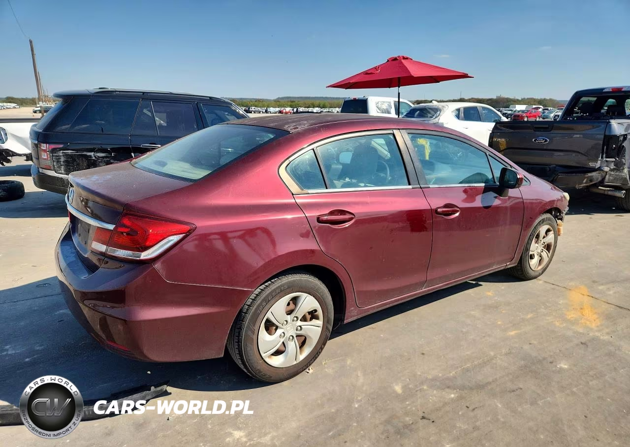 2014 Honda Civic Lx VIN:2HGFB2F50EH553223 - 3