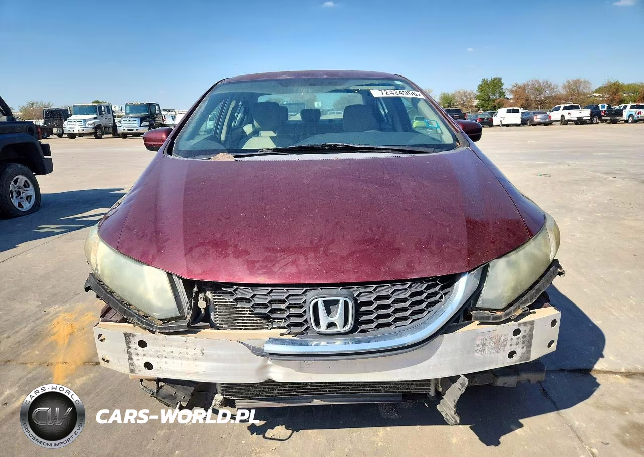 2014 Honda Civic Lx VIN:2HGFB2F50EH553223 - 5