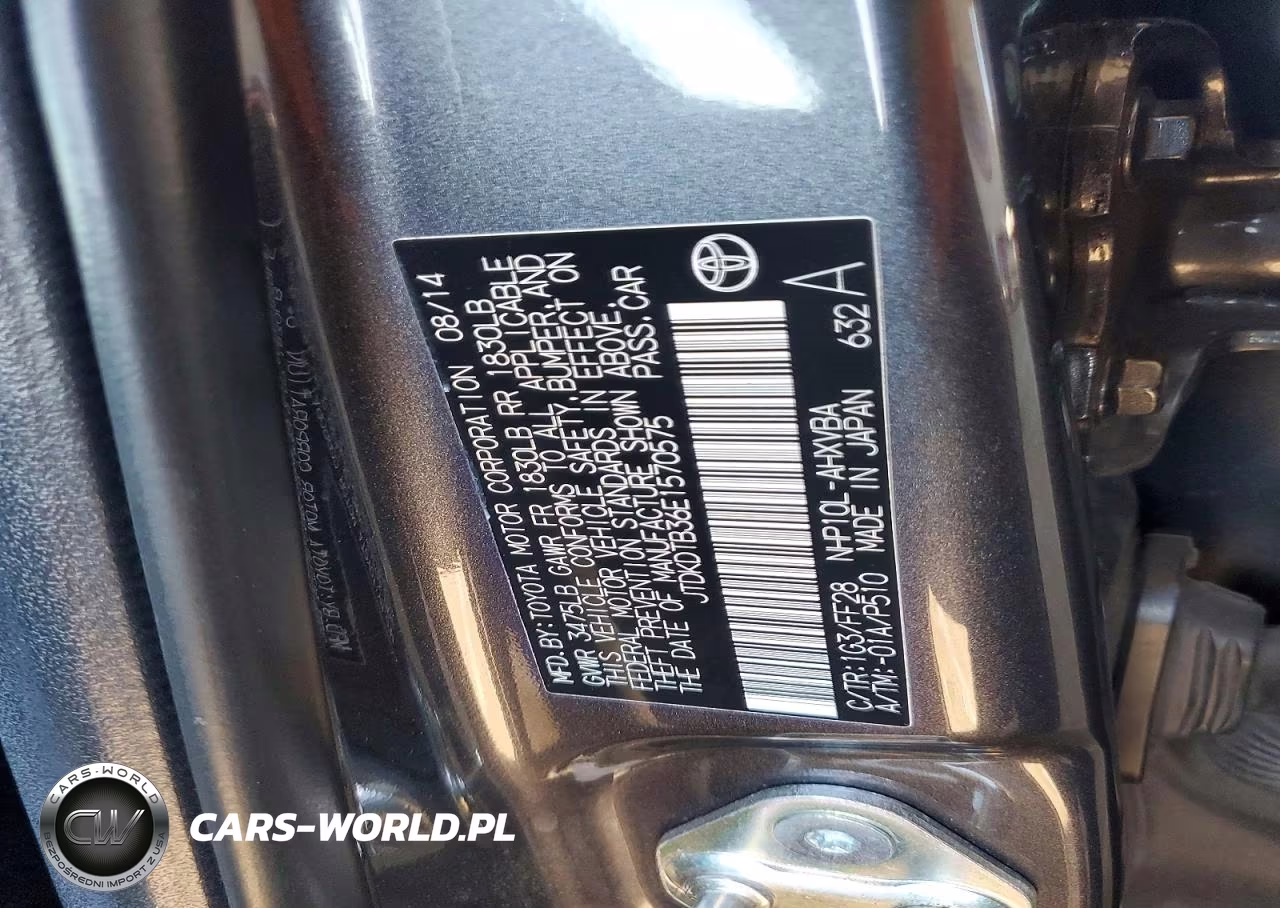 2014 Toyota Prius C Two VIN:JTDKDTB36E1570575 - 12