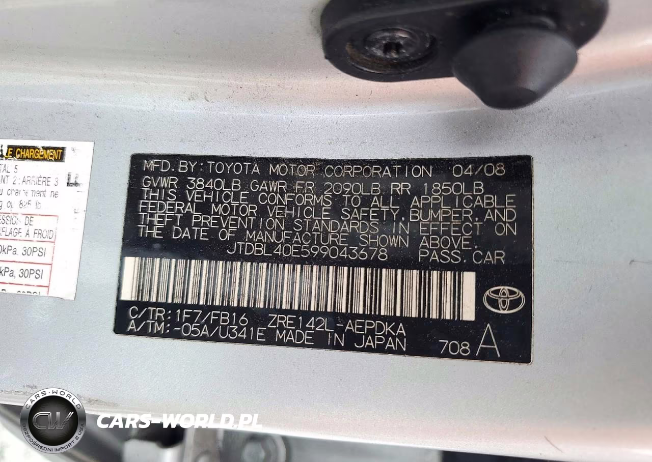 2009 Toyota Corolla Le VIN:JTDBL40E599043678 - 12