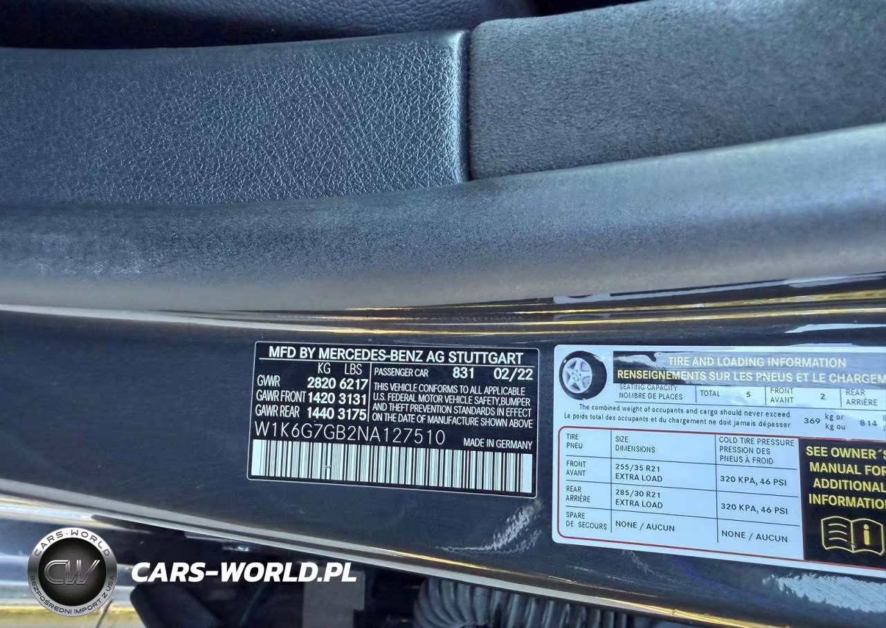 2022 Mercedes-Benz S 580 4Matic VIN:W1K6G7GB2NA127510 - 10