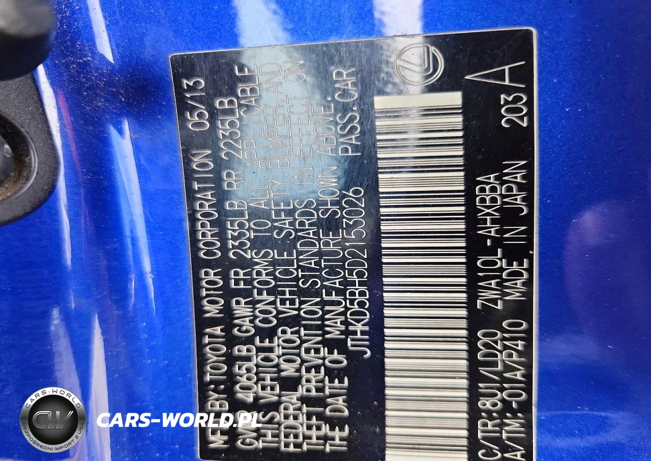 2013 Lexus Ct 200 VIN:JTHKD5BH5D2153026 - 13