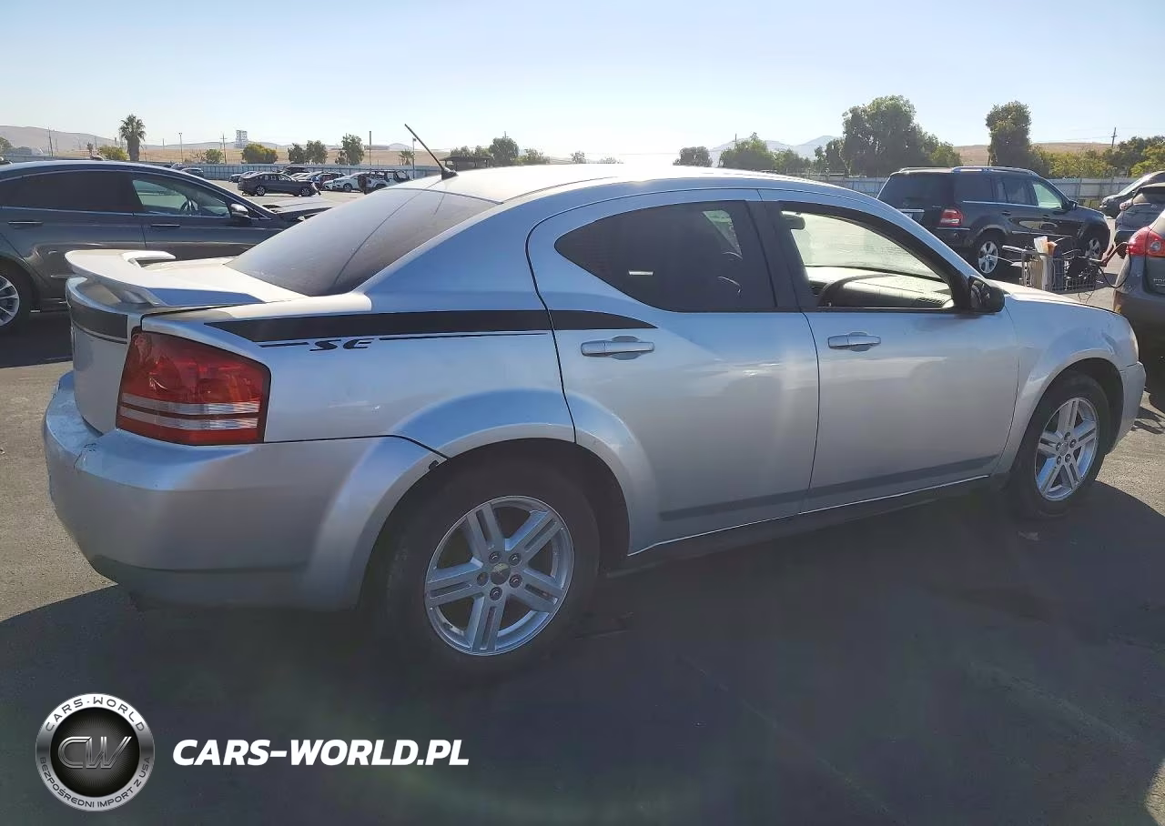 2008 Dodge Avenger Se VIN:1B3LC46K68N663836 - 3
