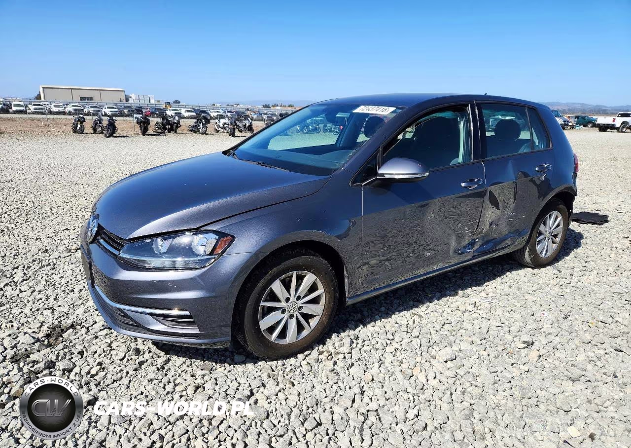 2019 Volkswagen Golf S VIN:3VWG57AU2KM010522 - 1