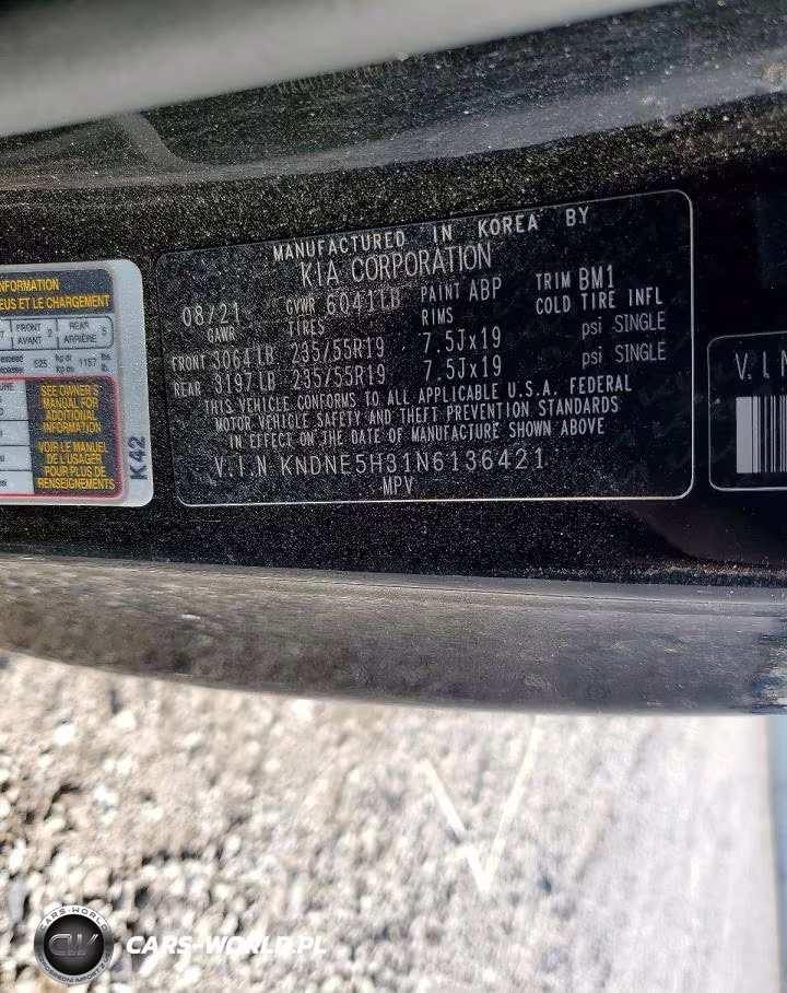 2022 Kia Carnival Sx Prestige VIN:KNDNE5H31N6136421 - 13