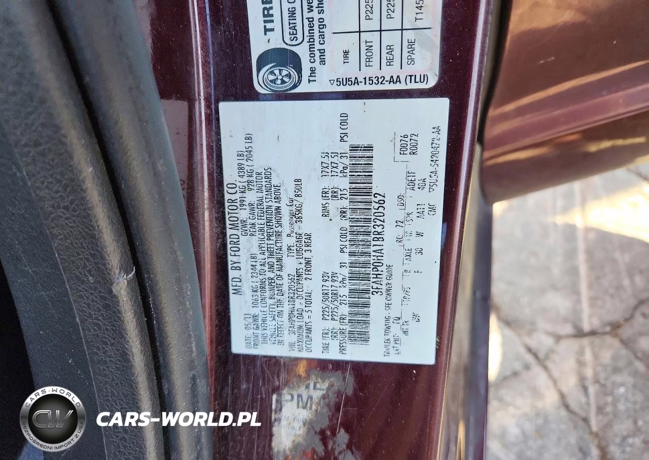 2011 Ford Fusion Se VIN:3FAHP0HA1BR320562 - 13