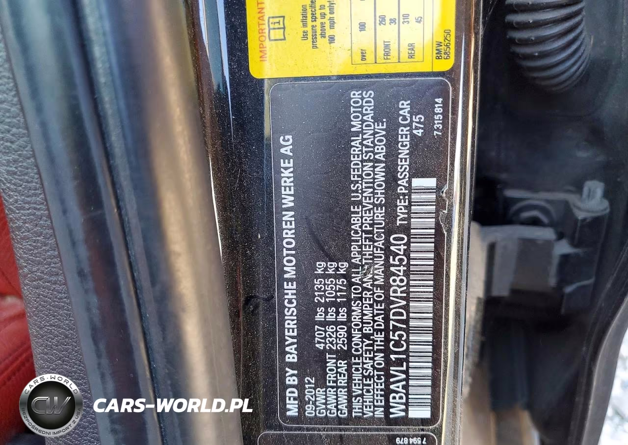 2013 BMW X1 xDrive28I VIN:WBAVL1C57DVR84540 - 12