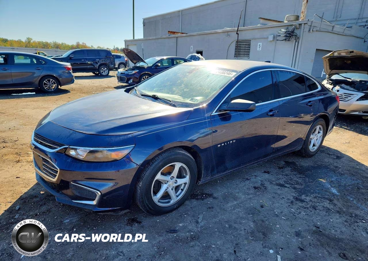 2017 Chevrolet Malibu Ls VIN:1G1ZB5ST6HF191902 - 1