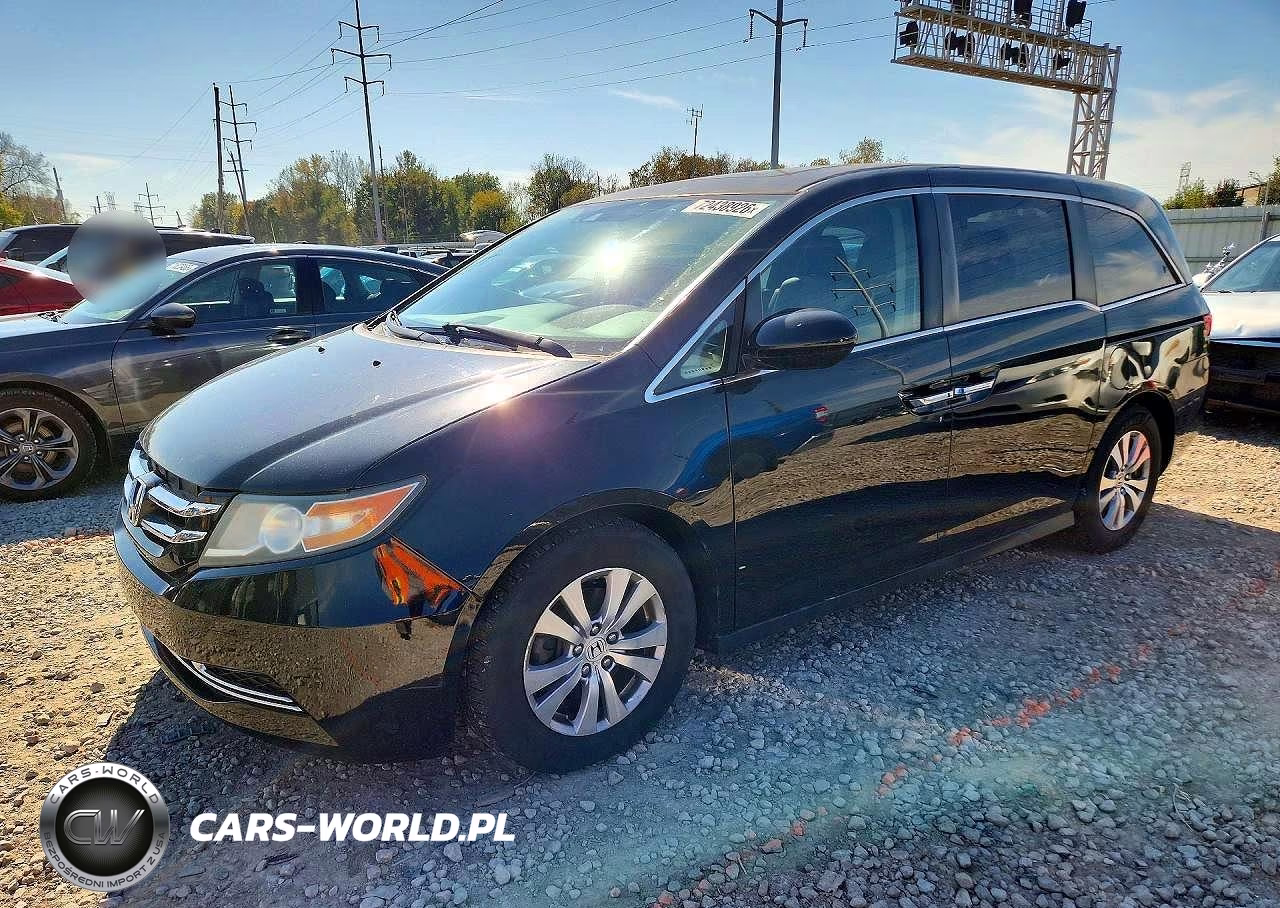 2016 Honda Odyssey Exl VIN:5FNRL5H68GB013434 - 1