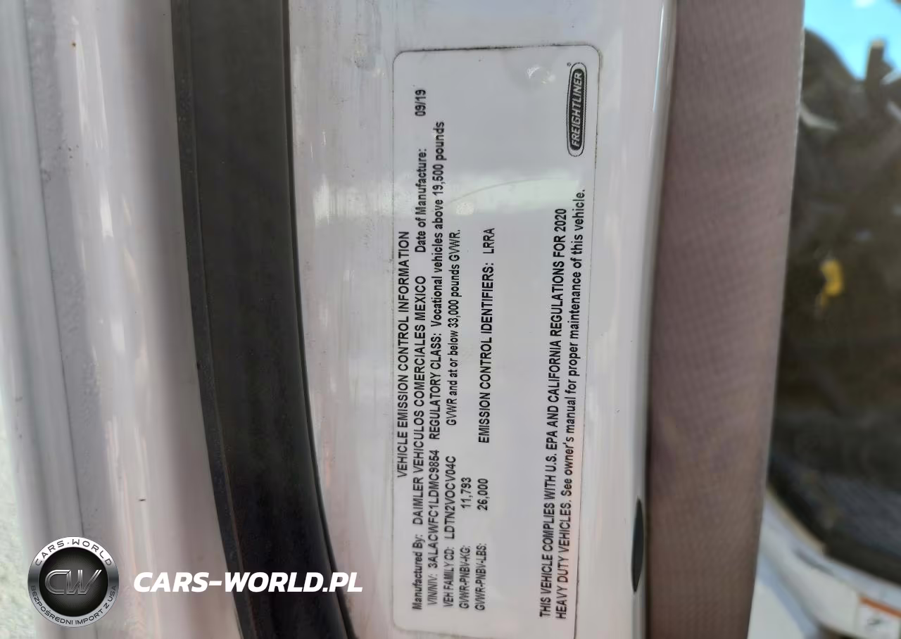 2020 Freightliner Business Class M2 Box Truck VIN:3ALACWFC1LDMC9854 - 13