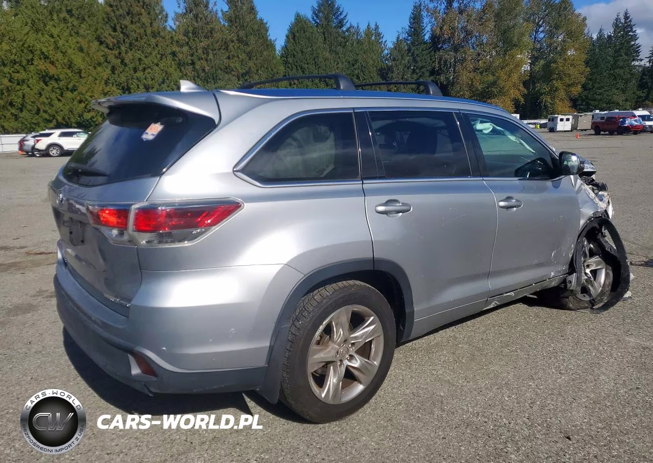2015 Toyota Highlander Limited Platinum VIN:5TDDKRFHXFS197245 - 3