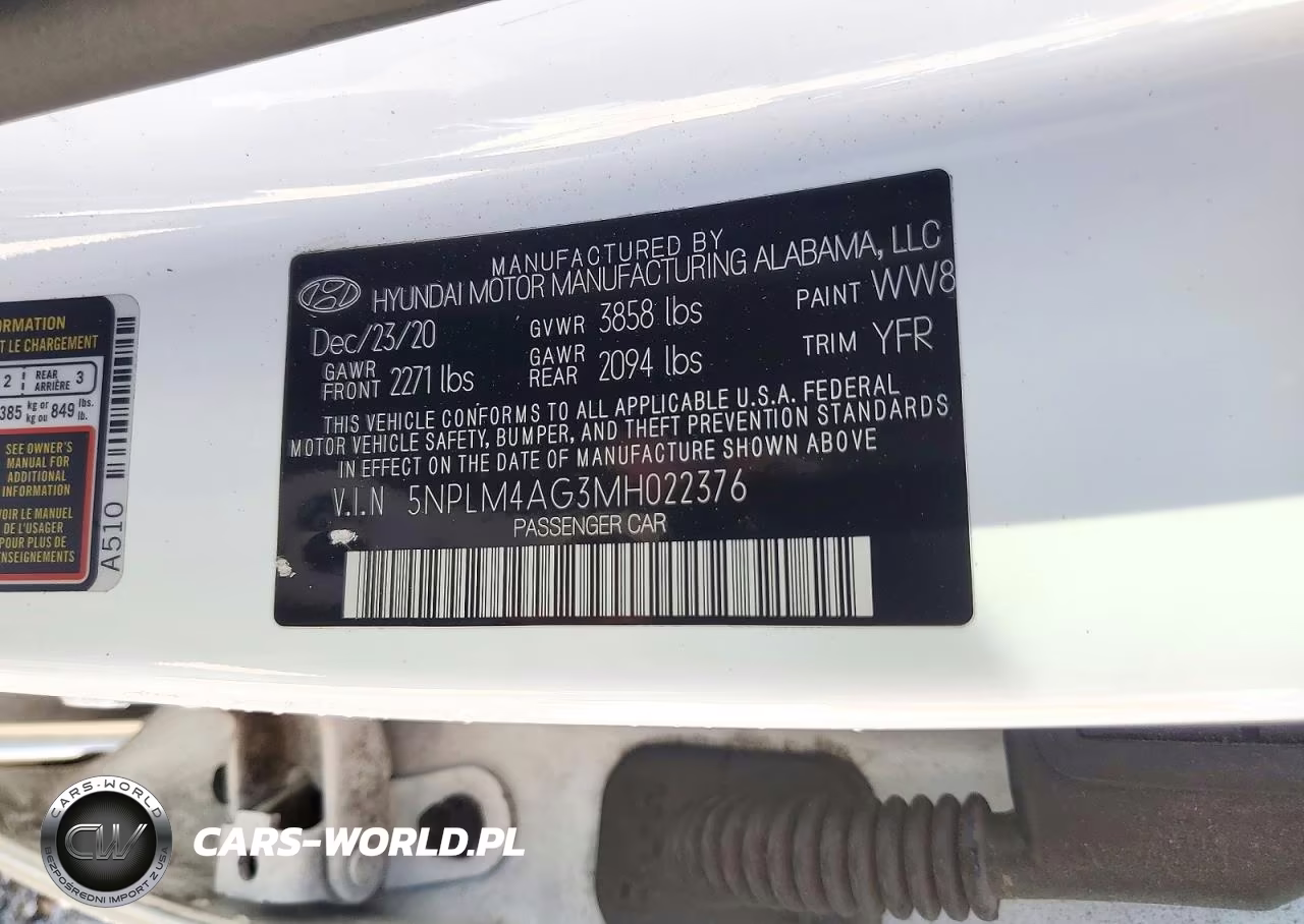2021 Hyundai Elantra Sel VIN:5NPLM4AG3MH022376 - 12