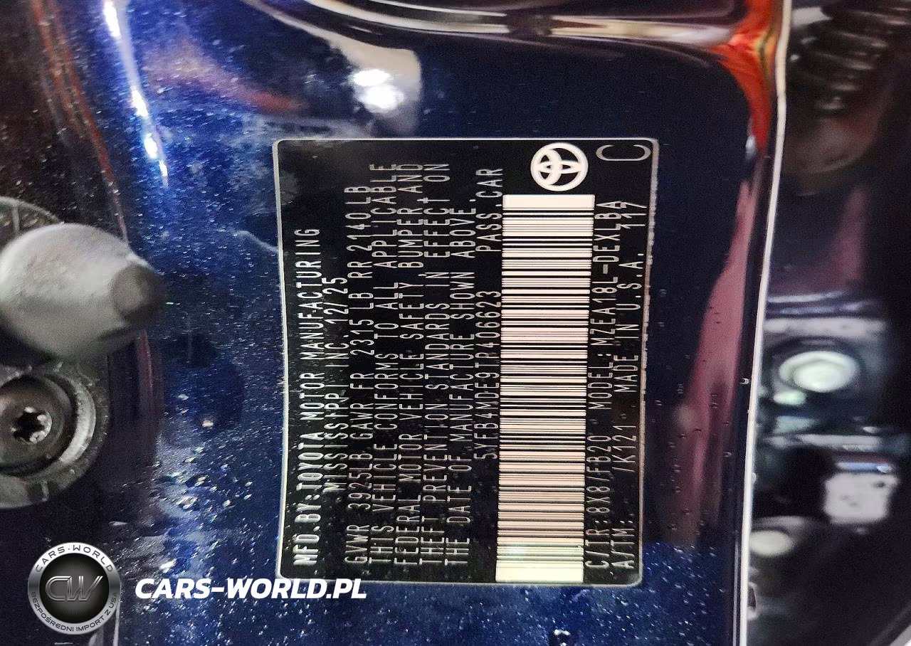 2026 Toyota Corolla Le VIN:5YFB4MDE9TP406623 - 12