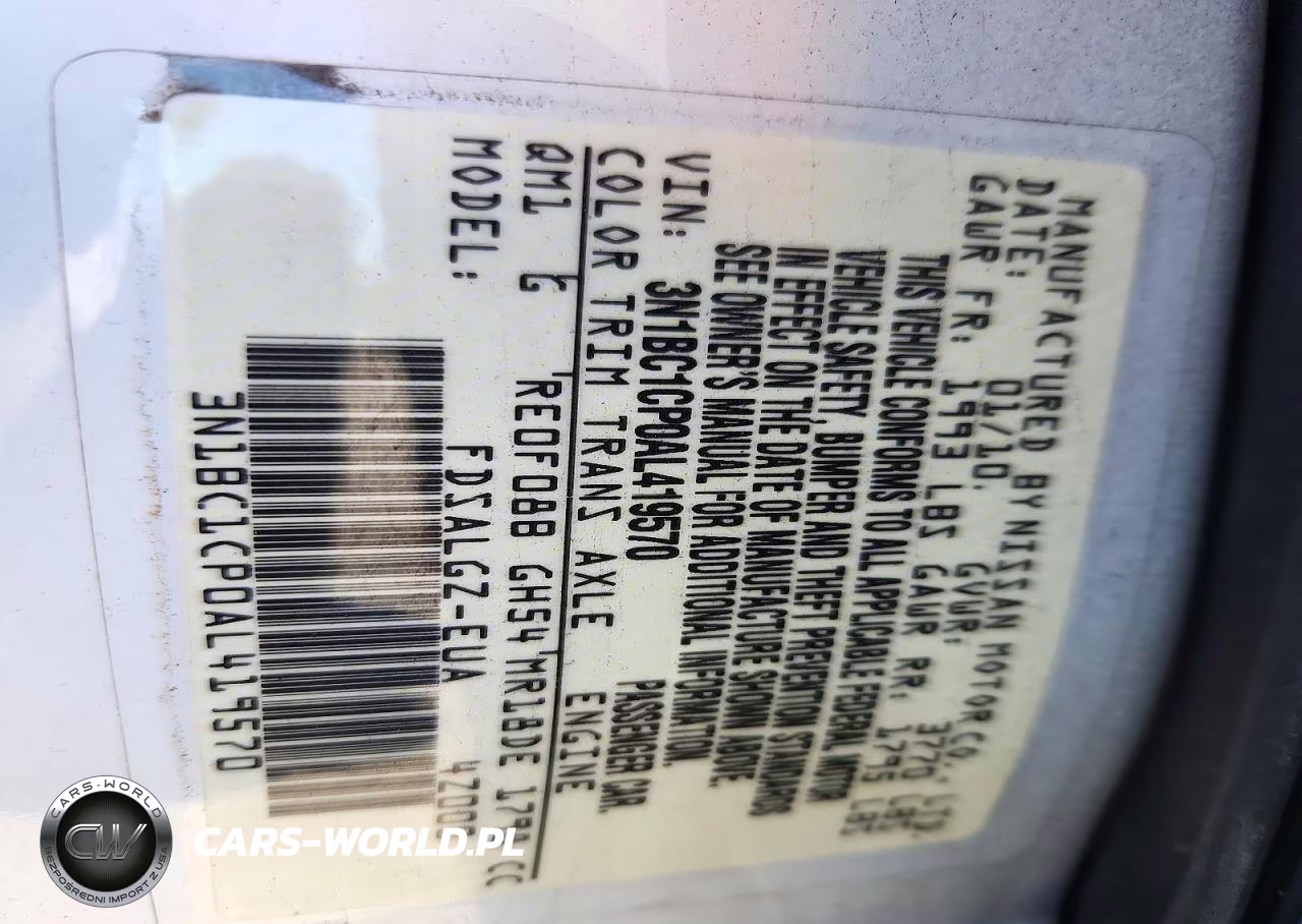 2010 Nissan Versa 1.8 S VIN:3N1BC1CP0AL419570 - 12