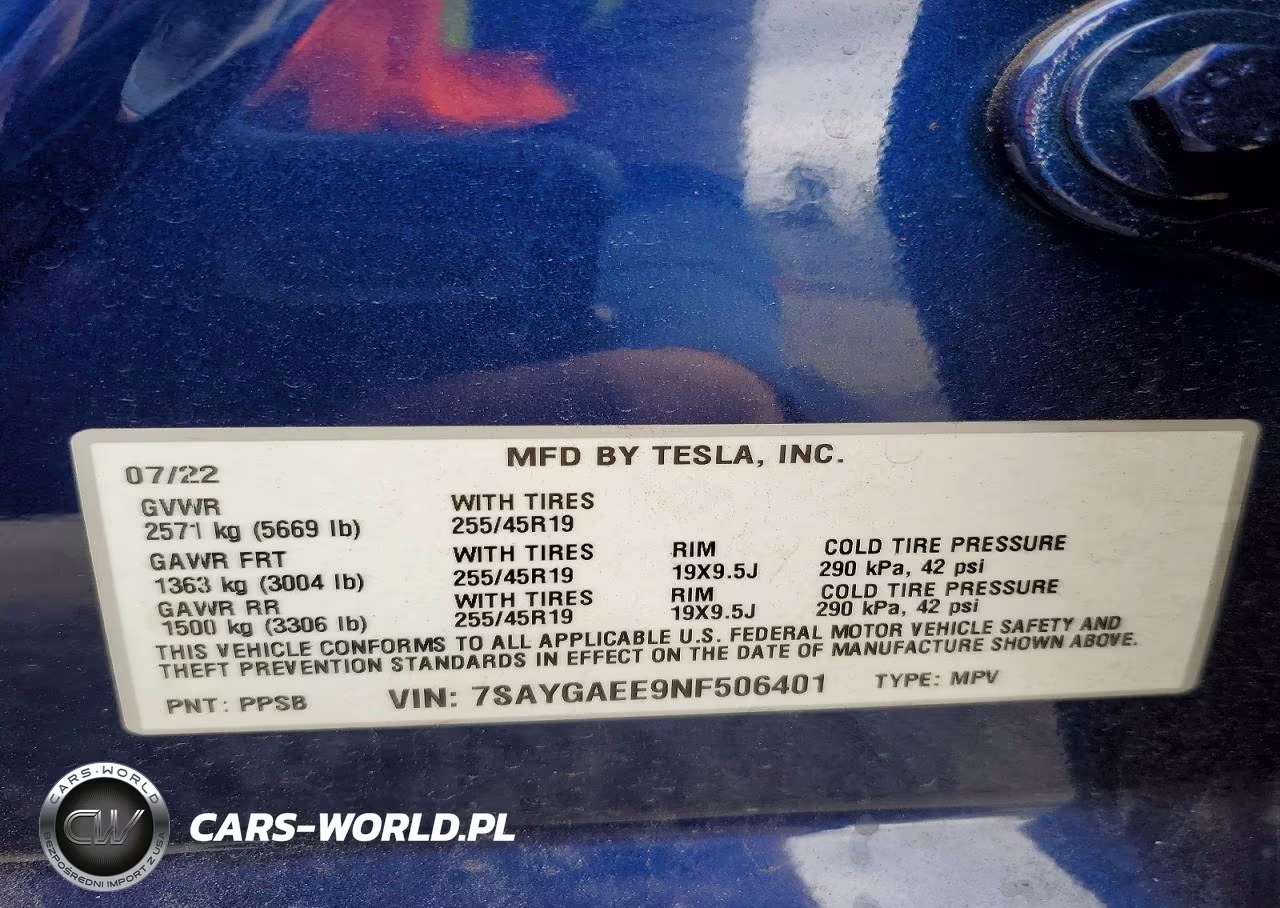 2022 Tesla Model Y VIN:7SAYGAEE9NF506401 - 13