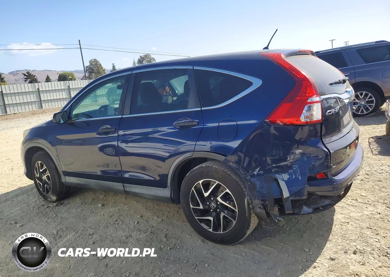 2016 Honda Cr-V Se VIN:2HKRM4H4XGH668458 - 2