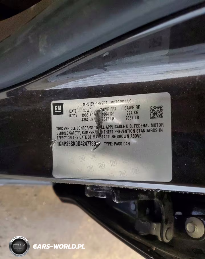 2013 Buick Verano VIN:1G4PS5SK0D4247789 - 13