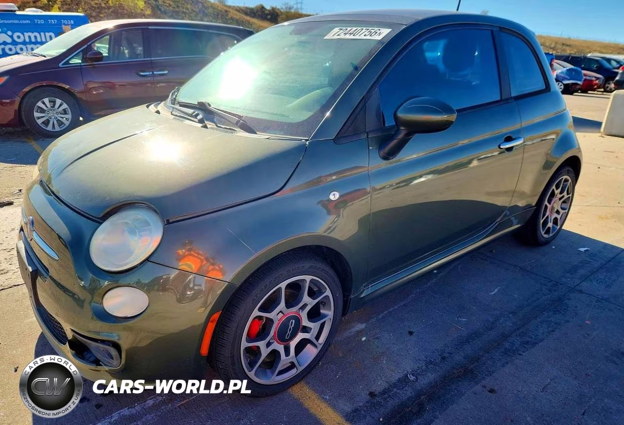 2012 Fiat 500 Sport VIN:3C3CFFBR3CT115665 - 1