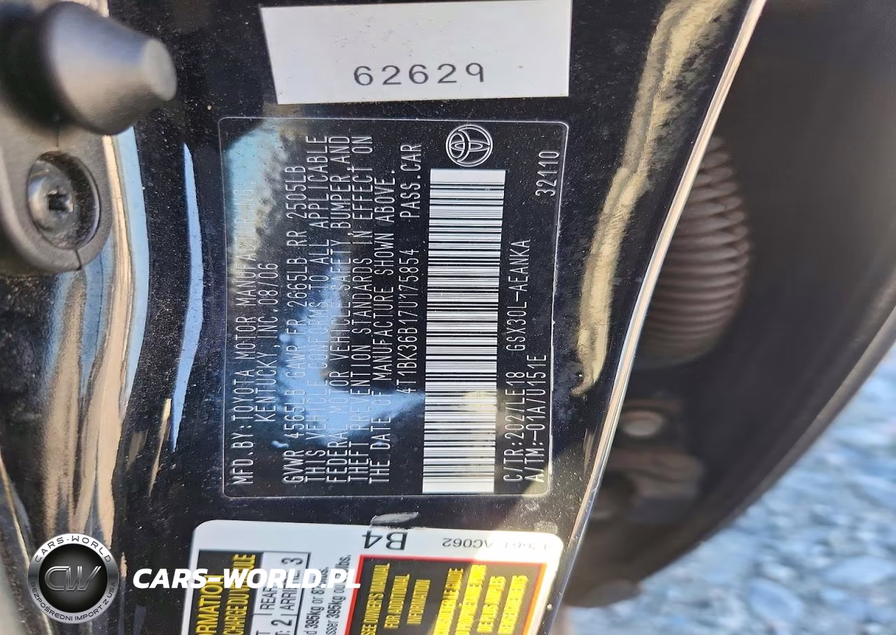 2007 Toyota Avalon Touring VIN:4T1BK36B17U175854 - 12