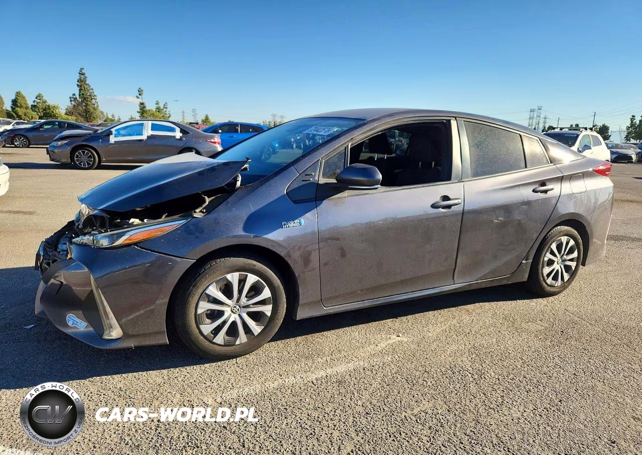 2021 Toyota Prius Prime Le VIN:JTDKAMFP9M3173702 - 1