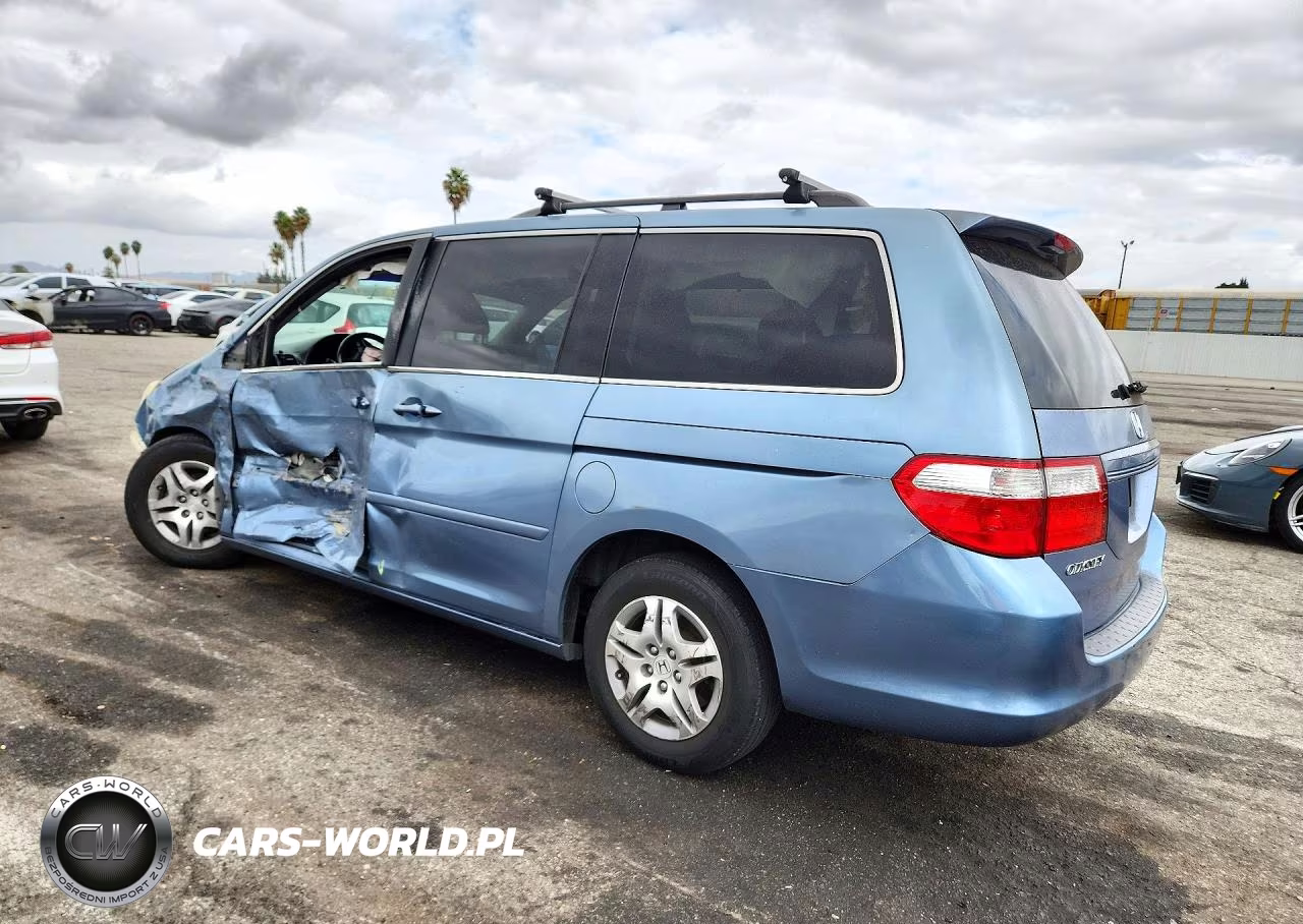 2007 Honda Odyssey Exl VIN:5FNRL387X7B075639 - 2