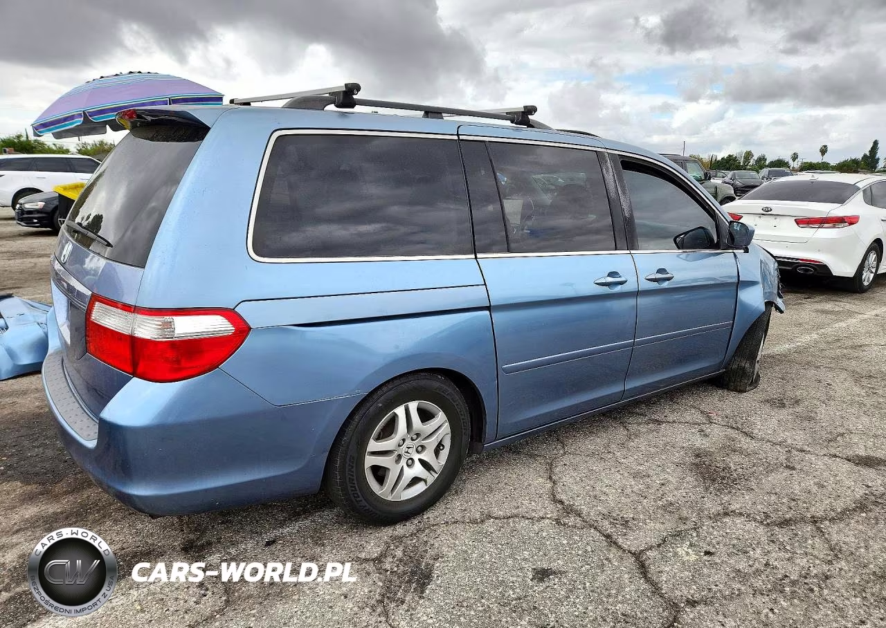 2007 Honda Odyssey Exl VIN:5FNRL387X7B075639 - 3