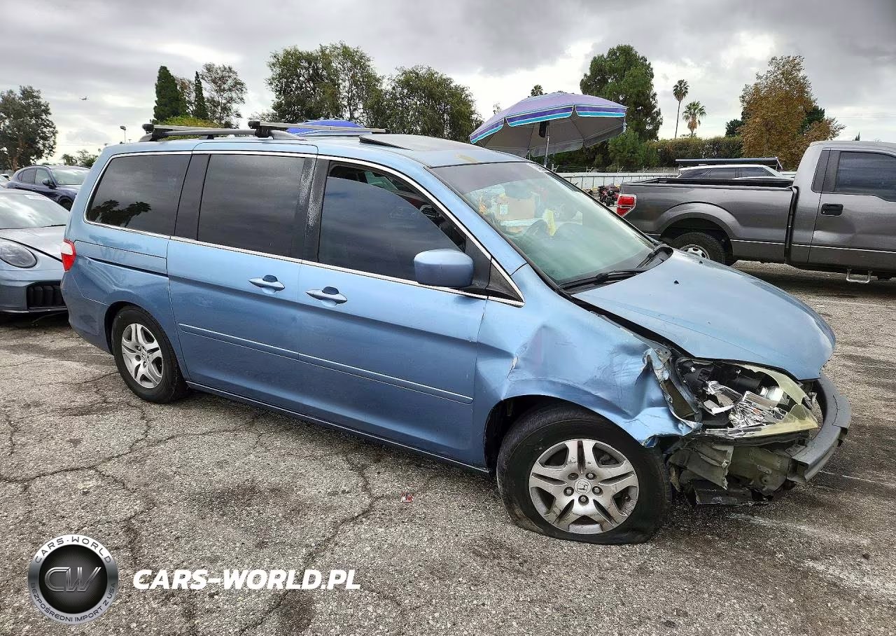 2007 Honda Odyssey Exl VIN:5FNRL387X7B075639 - 4