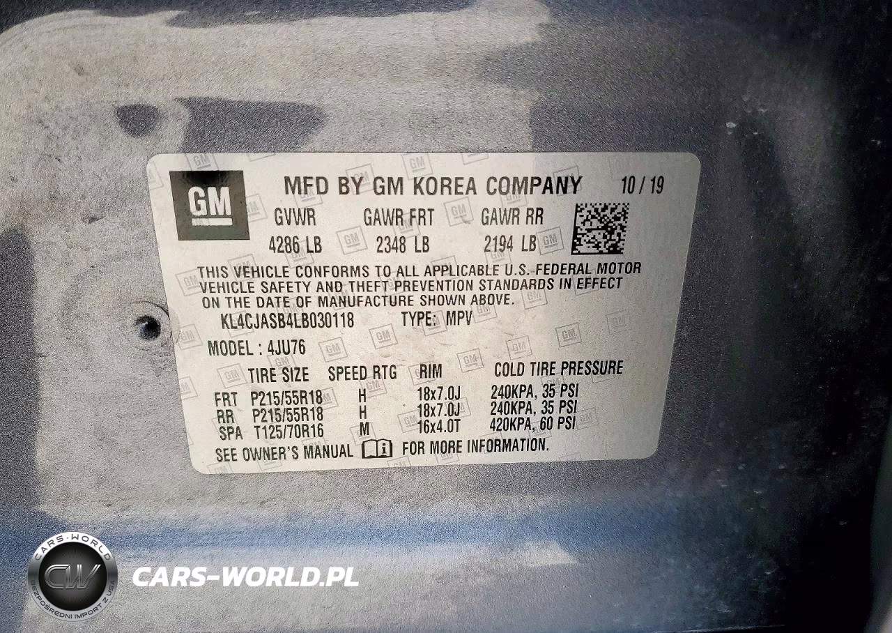 2020 Buick Encore Preferred VIN:KL4CJASB4LB030118 - 13