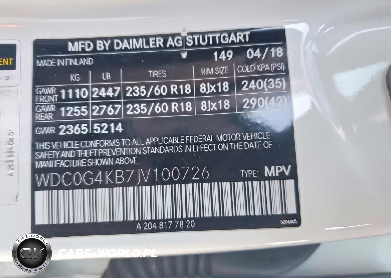 2018 Mercedes-Benz Glc 300 4Matic VIN:WDC0G4KB7JV100726 - 13
