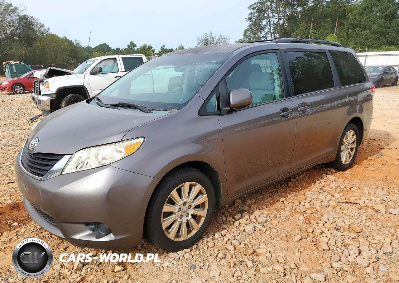 2012 Toyota Sienna Le VIN:5TDJK3DC5CS045425 - 1